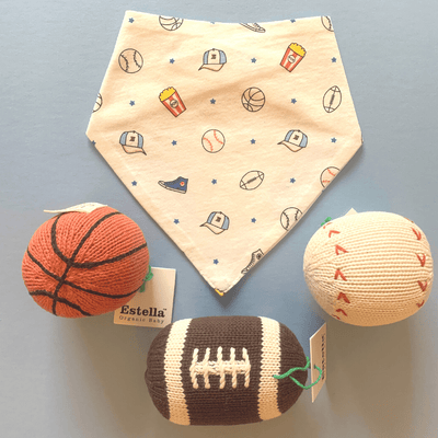 Organic Baby Gift Set - Sports Lover 4 piece - {{variant_option_1}}