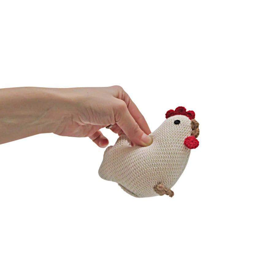 Organic Chicken Rattle Baby Toy -  - Estella - 6