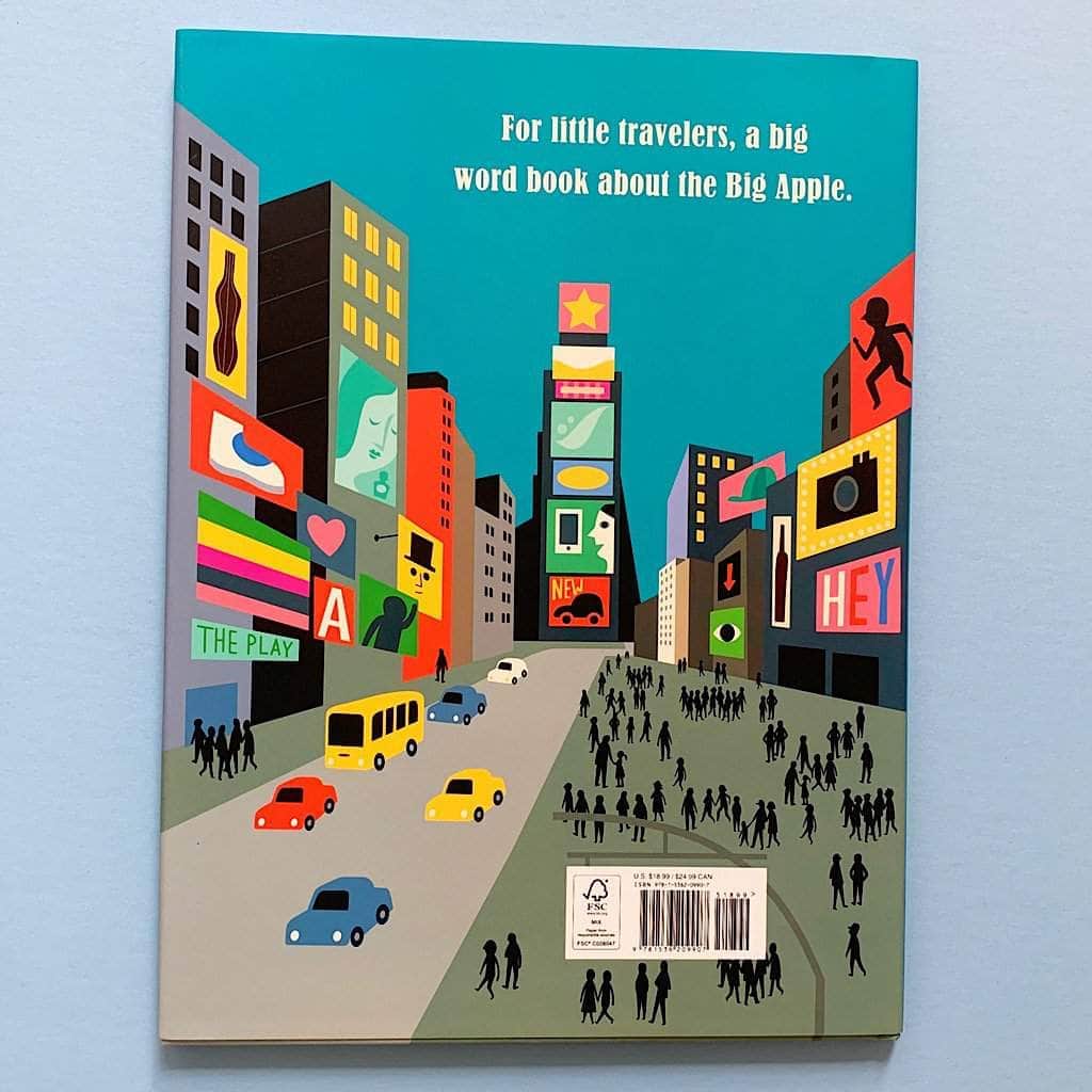 back cover of the My First Book of New York