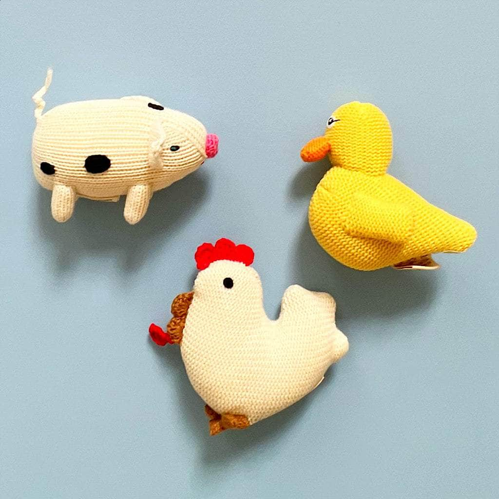 Estella Animal Gifts Farm Rattles Gift Set