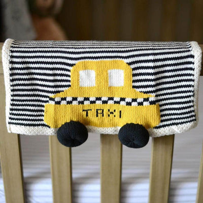Organic Taxi Lovey or Baby Toy Security Blanket -  - Estella - 3