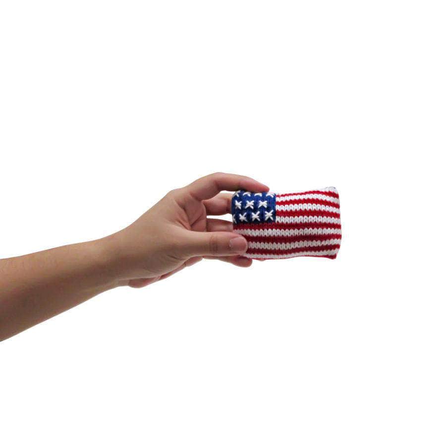Shop Organic American Flag Rattle - Baby Toys | Estella