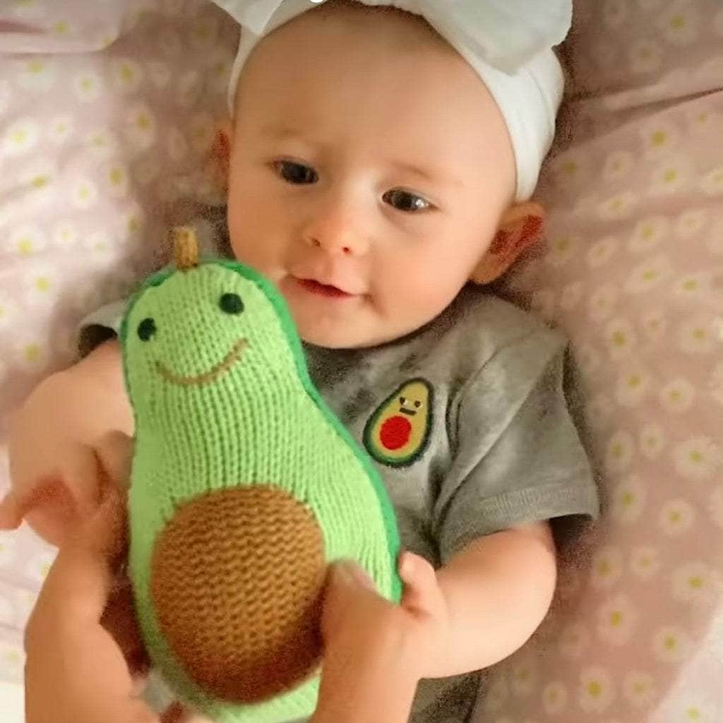 Organic Baby Toys - Newborn Rattles | Avocado - {{variant_option_1}}