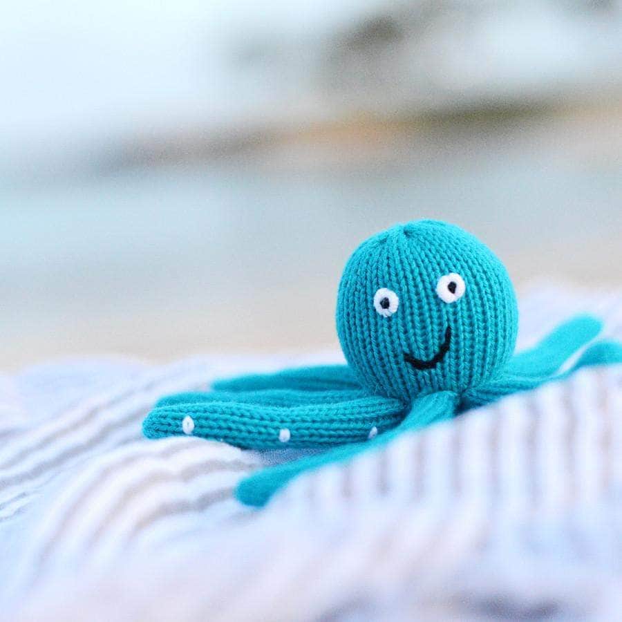 Organic Octopus Rattle Baby Toy -  - Estella - 7
