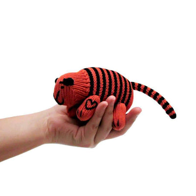 Organic Tiger Rattle Baby Toy -  - Estella - 2